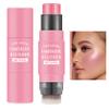 Cream Blush Stick with Brush,Waterproof Multi Cream Makeup Stick,Lightweight,Long-lasting,2 in 1 Multi Blush for Cheeks & Lip Tint & Eyeshadow Makeup(#01 Milk Tea Pink) view 1