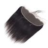 13x4 Straight Lace Frontal Human Hair 10 Inch HD Lace Frontal 100% Brazilian Virgin Human Hair Straight Ear to Ear Transparent Lace Frontal Closure Pre Plucked with Baby Hair view 2