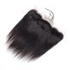 13x4 Straight Lace Frontal Human Hair 10 Inch HD Lace Frontal 100% Brazilian Virgin Human Hair Straight Ear to Ear Transparent Lace Frontal Closure Pre Plucked with Baby Hair view 3