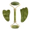 Natural Jade Roller Gua Sha Set Face Roller Massage Gua Sha Stone Facial Beauty Tools Massager Product,Type 1 view 1
