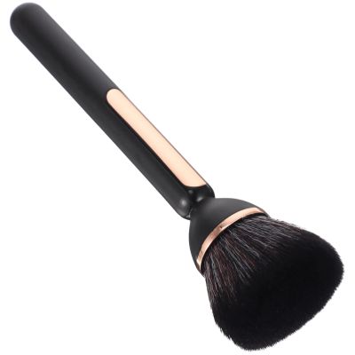 minkissy Cosmetic Powder Brush Ergonomic Handle Small Makeup Tool for Nail Dust Cleaning and Powder Application Lightweight and Easy to Grip for Go Touch Ups