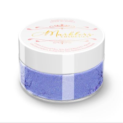 MARBLERS Fine Natural Mica Powder [Eggshell Blue] 0.11oz (3g) | Highly Pigmented | Non-Toxic, Vegan, Cruelty-Free | Eyeshadow, Body Butter, Nail Polish, Nail Art | Party, Body, Face Makeup