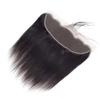 13x4 HD Lace Frontal 12 Inch Brazilian Virgin Human Hair Straight Ear to Ear Transparent Pre Plucked With Baby Hair view 2