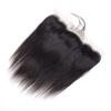 13x4 HD Lace Frontal 12 Inch Brazilian Virgin Human Hair Straight Ear to Ear Transparent Pre Plucked With Baby Hair view 3