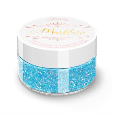 MARBLERS Holographic Face & Body Glitter [Rainbow Sky] 0.18oz (5g) | Fine | Non-Toxic | Vegan | Cruelty-Free | Festival, Rave & Party Makeup | Eye, Hair, Nail Polish, Eyeshadow | Nail Art | Gel Nail
