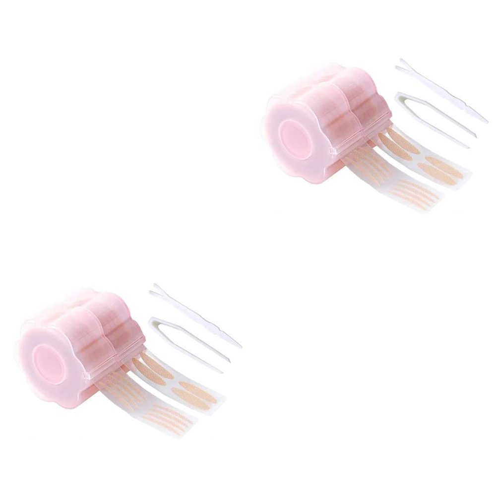 Beaupretty 2sets Double Eyelid Tape Lid Tape for Hooded Eyes Invisible Eyelid Lift Strips Eye Makeup Supplies