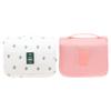 2 Toiletry Bags Ladies Cosmetic Bag Portable Travel Scrub Bag Men's Washing Storage Bag Pink + White, Pinkwhite, Classic view 1