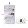 2 Toiletry Bags Ladies Cosmetic Bag Portable Travel Scrub Bag Men's Washing Storage Bag Pink + White, Pinkwhite, Classic view 2