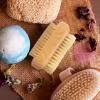 Healeved 3pcs Nail Brush for Cleaning Fingernails Natural Nail Brush Bamboo Fingernail Nail Scrub Brush for Adult Supplies (bright Color) view 2