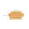 Healeved 3pcs Nail Brush for Cleaning Fingernails Natural Nail Brush Bamboo Fingernail Nail Scrub Brush for Adult Supplies (bright Color) view 3