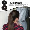 KALLORY Create Bun or Ponytail 2pcs Hair Donut Shaper Wigs Chignon Hair Rings for Wedding Date view 2