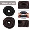 KALLORY Create Bun or Ponytail 2pcs Hair Donut Shaper Wigs Chignon Hair Rings for Wedding Date view 4