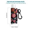 HEYSKAY 3pcs Lip Balm Holder Sleeves Keychain Chapstick & Lip Gloss Holder Elastic Sleeves (Geometric Pattern) view 2