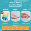 FOMIN - Antibacterial Paper Soap Sheets for Hand Washing - (300 Sheets) Jasmine Portable Travel Soap Sheets, Dissolvable Camping Mini Soap, Portable Hand Soap sheet view 2