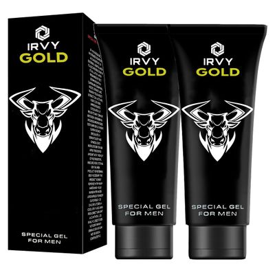IRVY Gel Gold for Men Cream Massage Gel (Gold Gel)