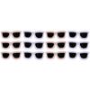 KALLORY 12pcs Barrette Accessories Barrettes Accessory Clips: Sunglasses Side Band Girl Women Eyeglasses Summer Funny Decor White+ Girls C Party Shaped Clips view 1