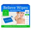 Believe Sensitive Skin Makeup Remover Wipes Unscented 80pc x 4 Packs - Bamboo Viscose Unscented Face Wipes, Disposable Water-Based Make Up Remover, Gentle and Makeup Wipe for Women view 1
