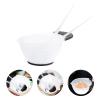 Beaupretty 3sets Dyeing Brush Dying Applicator Professional Salon Coloring/Color Kit Tools and Bowls for Tool Supplies Comb Diy with White Tint Dye Brushes Hair Salon, Mixing Bowl view 3