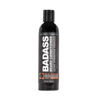 Badass Beard Care Beard Conditioner For Men - THE VIKING, 8oz - Made of Natural Ingredients for A Healthy, Soft, & Itch Free Beard and Mustache