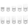 Supreme Trimmer Magnetic Guide Combs for Clippers | CMG100 Hair Clipper Guards, 10 Cutting Lengths | Frosted Transparent view 2