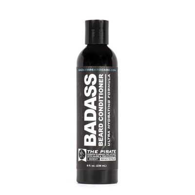 Badass Beard Care Beard Conditioner For Men - THE PIRATE, 8oz - Made of Natural Ingredients for A Healthy, Soft, & Itch Free Beard and Mustache