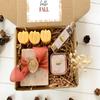 Happy Fall Season Gift Set/Autumn Candle Gift/ 6oz. Candle and Soap Gift/Warm & Coz Gift/Autumn Self Care Package/Sweater Weather Gift (Hello Pumpkin) view 1