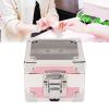 Nail Drill Bit Holder,ANGGREK 25 Holes Drill Bit Case 3 Layer Sponge Transparent Flip Cover Storage Displayer Box for Acrylic Nail Drill Bit Rivet Reinforcement view 4