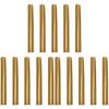 minkissy 15 Pcs Nail Pen Cap Nail Pencil Caps Nail Liner Brush Caps Nail Brush Caps Manicure Pen Topper Nail Paint Brushes Caps Acrylic Nail Art Brush Metal Pen Caps Protective Cap Alloy view 1