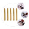 minkissy 15 Pcs Nail Pen Cap Nail Pencil Caps Nail Liner Brush Caps Nail Brush Caps Manicure Pen Topper Nail Paint Brushes Caps Acrylic Nail Art Brush Metal Pen Caps Protective Cap Alloy view 3