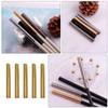 minkissy 15 Pcs Nail Pen Cap Nail Pencil Caps Nail Liner Brush Caps Nail Brush Caps Manicure Pen Topper Nail Paint Brushes Caps Acrylic Nail Art Brush Metal Pen Caps Protective Cap Alloy view 4