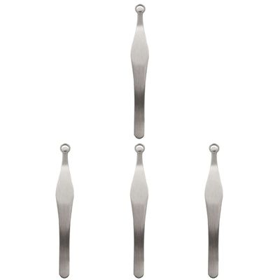 Beaupretty 4pcs Nasal Hair Tweezer Ingrown Hair Remover for Men Head Multi-Purpose Beauty Tool