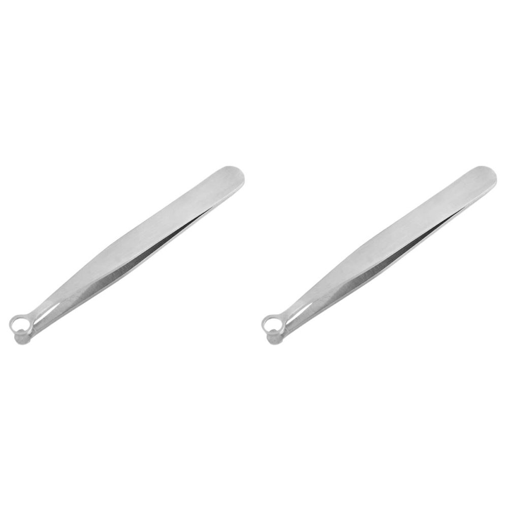 minkissy 2pcs Multi-purpose Nasal Hair Tweezer Trimmer for Women and Men Nose Hair Clip Sturdy Steel Smooth Surface Easy to Use