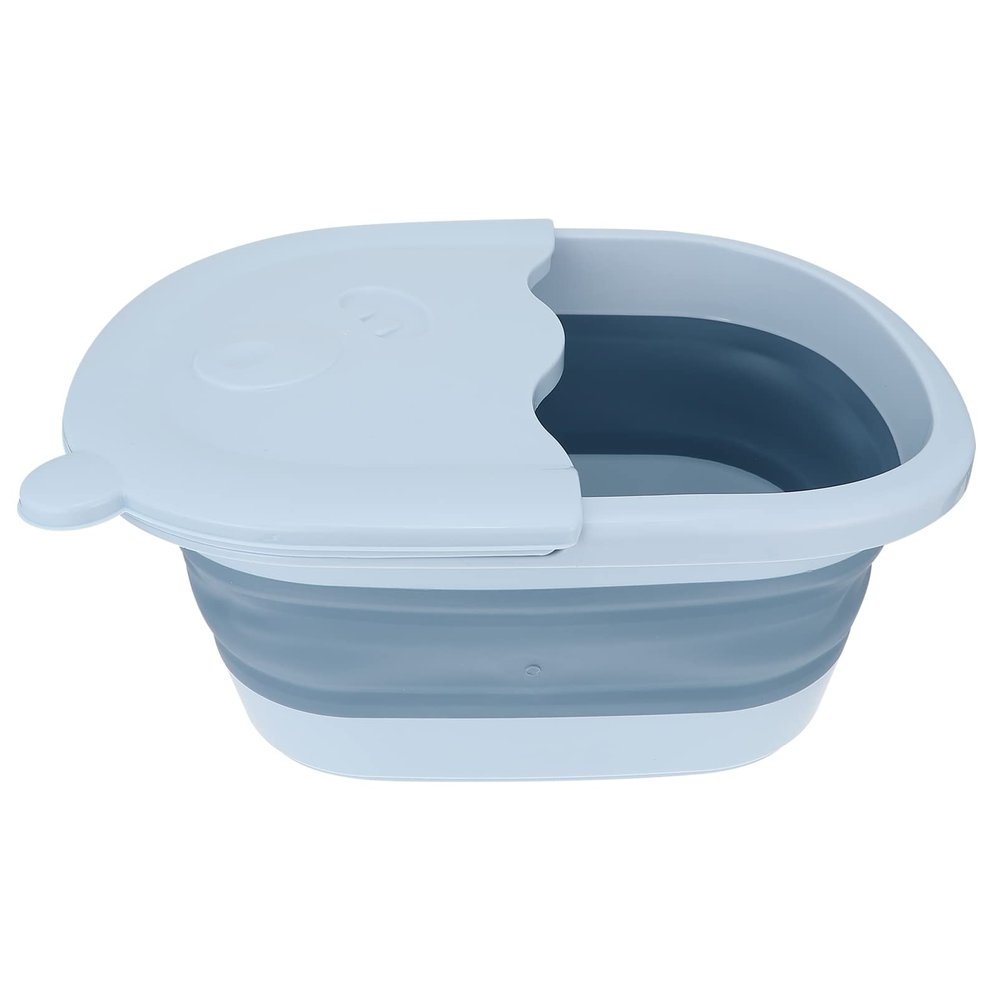 Healifty 1pc Foot Bath Basin Massage Granules Foot Tub for Relaxation Space-saving Design for Home Use Comfortable Soak for All Ages
