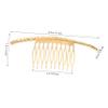 KALLORY 6pcs Elegant Hair Combs for Girls and Side Hair Clamps Delicate Headdress Hairpins Stylish Accessories for Women Hairstyles view 2
