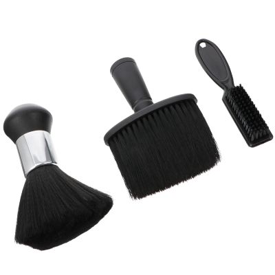 Neck Duster Brush Set, 3pcs Barber Hair Clipper Cleaning Brush Hair Cutting Brush for Face Neck Hair Styling