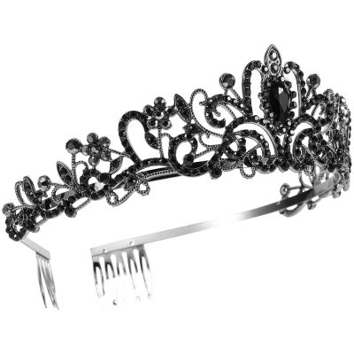 minkissy Alloy Rhinestone Headband Handmade Wedding Bridal for Elegant Occasions for Photography Parties and Special Events