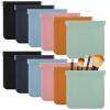 12 Pcs Lambskin Pocket Cosmetic Bag Waterproof No Zipper Self Closing Makeup Bag PU Leather Cosmetic Pouch Cute Purse Makeup Bag Travel Storage for Women Cosmetics Jewelry Toiletry (Retro Color) view 1