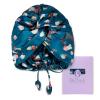 OLESILK Silk Bonnet for Sleeping Women: 100% Mulberry 22 Momme Silk, Adjustable Fit for Night Hair Care, No Frizz for Curls, RoyalBlue view 1