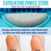 Pumice Stone Foot Scrubber Shower Mat - Anti-Slip Suction Cup Design for Foot Care  Dead Skin Remover, Foot Exfoliator, Callus Remover for Baby Soft Feet by Onyx Professional view 3