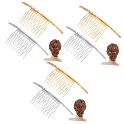 LALAFINA 6pcs Elegant Hair Combs for Women Delicate Hairpins for Casual Formal Styles Stylish Accessories for Girls and Friends for Birthdays and Holidays