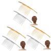 LALAFINA 6pcs Elegant Hair Combs for Women Delicate Hairpins for Casual Formal Styles Stylish Accessories for Girls and Friends for Birthdays and Holidays view 2