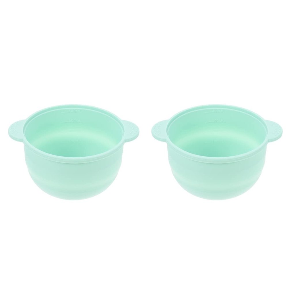 FRCOLOR 2pcs Hair Removal Wax Melting Bowl Wax Warmer Heater Inner Pot Silicone Non-stick Pot Easy Handling