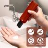 Mimorou 30 Pack Amber Empty Bottles Plastic Squeeze Bottles with Disc Top Flip Cap Small Empty Travel Squeeze Bottle for Lotions Liquid Body Soap Conditioner Creams(6.8 oz) view 4