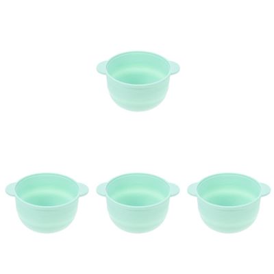 Beaupretty 4pcs Silicone Wax Melting Bowl Wax Container Home Salon Use Smooth Surface