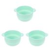 FRCOLOR 3pcs Wax Melting Container Bowl Heat Resistant Silicone Bowl for Wax Heater view 1