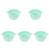 Beaupretty 5pcs Silicone Wax Melting Bowl Non-stick Pot Hair Removal Tool Wax Heater Accessory Heat Resistant view 1