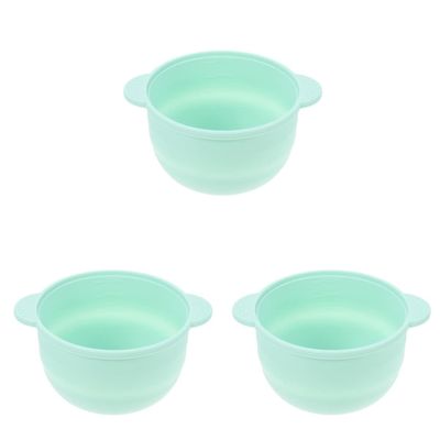Beaupretty 3pcs Non-stick Silicone Wax Melting Bowl Wax Warmer Container for Hair Removal Easy to Clean and Demould for Face Masks and Waxing Supplies