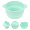Beaupretty 3pcs Non-stick Silicone Wax Melting Bowl Wax Warmer Container for Hair Removal Easy to Clean and Demould for Face Masks and Waxing Supplies view 3