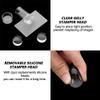 Magik 5~10 Pcs Nail Stamper Kit DIY Nail Art Stamp French Tips Tools with Scrapper (2 Pack) view 4