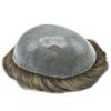 Toupee For Men Hair Piece All Transparent PU Mens Toupee Human Hair Replacement System Durable Hairpieces For Men Full Poly Mens Hairpiece (7"X9", 60RY) view 3